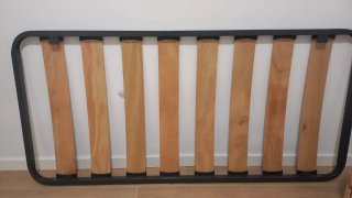 Somier metálico con láminas de madera