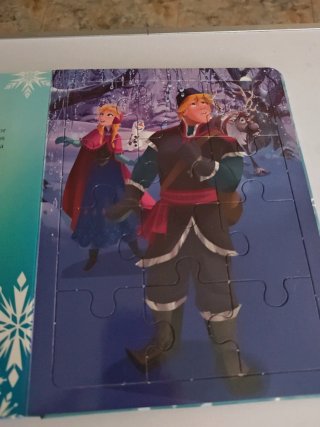 FROZEN LIBRO PUZLE