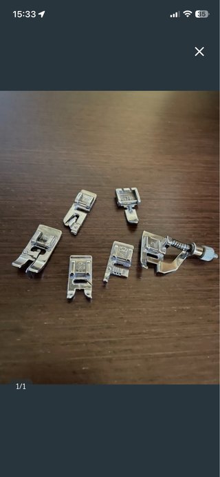 Lote accesorios máquina de coser