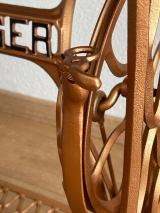 Mesa Auxiliar con Base de Máquina Singer