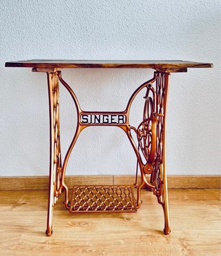 Mesa Auxiliar con Base de Máquina Singer