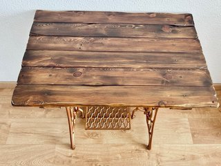 Mesa Auxiliar con Base de Máquina Singer