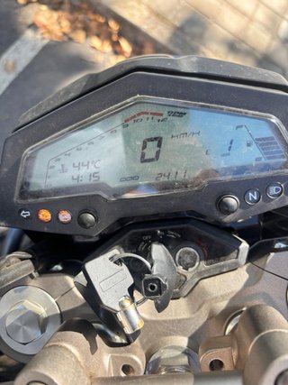 Moto 125cc Naked Negra/Gris