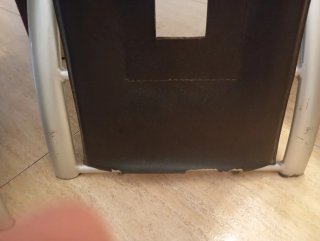 Set de 4 sillas de comedor negras, 10€ cada silla