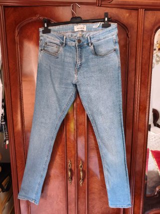 Pantalón Vaquero Pull&Bear Azul