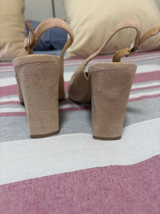 Zapatos Tacón Nude Slingback