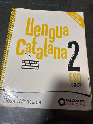 Llengua catalana, 2 ESO. Dossier