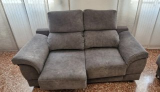 Sofá de 2 plazas Gris