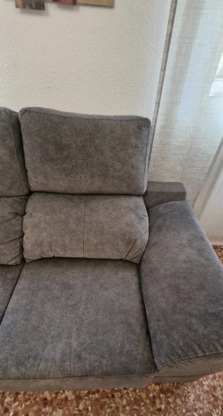 Sofá de 2 plazas Gris