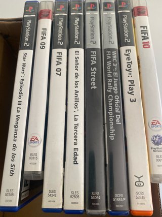 Lote Juegos PS2 y PS3: FIFA, Star Wars, WRC