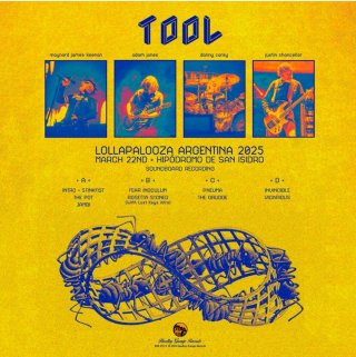 TOOL 2xLP Lollapalooza Argentina 2025
