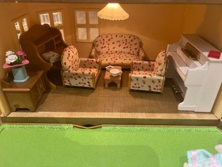 Casa de luces Sylvanian families + 12 figuras