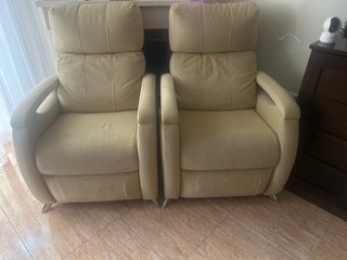 Sillones de masaje beige