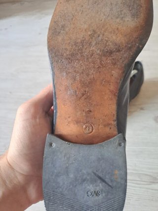 Zapatos de Cuero Azul