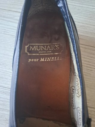 Zapatos de Cuero Azul