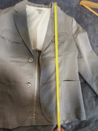 Americana Gris con Corbata