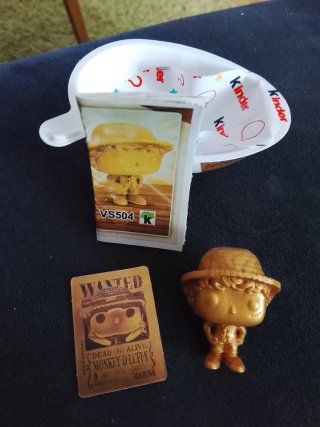 Figura Funko Pop Monkey D. Luffy Dorado VS504