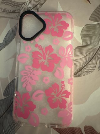 Funda iPhone 16 Plus Flores Rosas