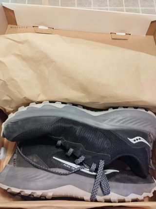 Zapatillas Saucony Trail Running Negras/Grises
