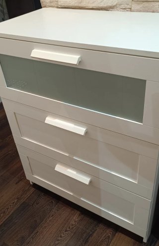Cómoda Ikea 3 cajones blanca