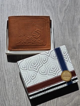 Cartera de Cuero Marrón