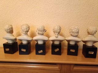 Bustos Músicos Clásicos (Set 6)