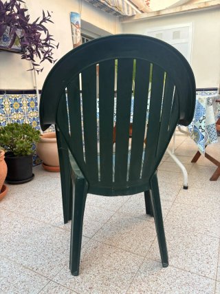 Silla de Plástico Verde