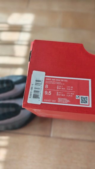 Nike Air Max 95 OG negras talla 41
