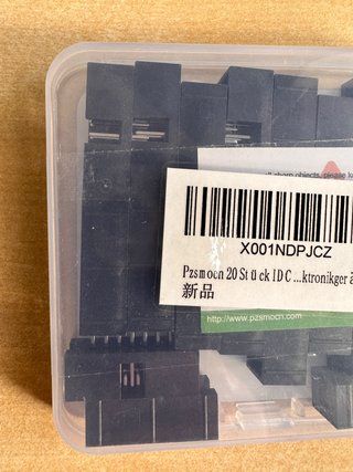 Pack de 20 conectores IDC Box Header 2x3 (6 pines)