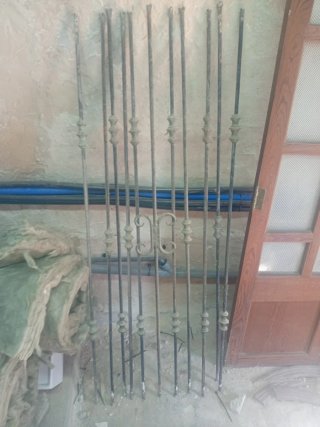 Ventana de Triple Hoja con Barrotes 158 x 144