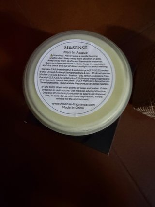 Candela Profumata M&SENSE Man In Acqua
