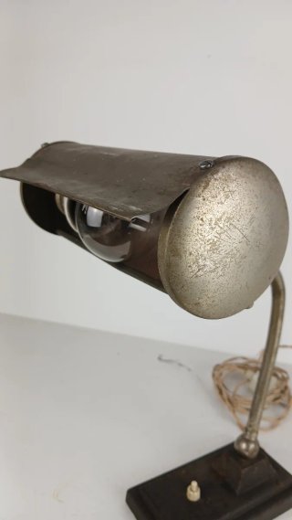 Lampada da tavolo vintage anni '30-'40
