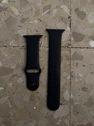 Correa Apple Watch Negra 46mm Deportiva