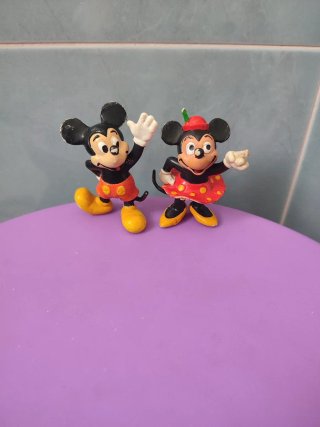 Figuras Mickey y Minnie PVC Disney