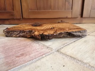 Fetta di legno d'ulivo