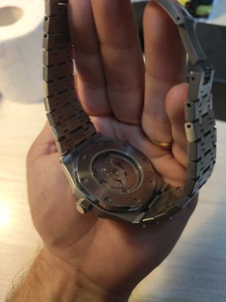 Seiko Mod Royal Oak Blanco
