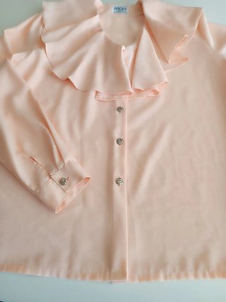 Blusa Vintage Archy Salmón Talla 40