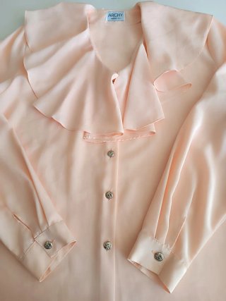 Blusa Vintage Archy Salmón Talla 40