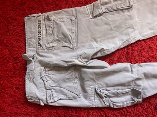 Pantalones cargo grises talla 37-38
