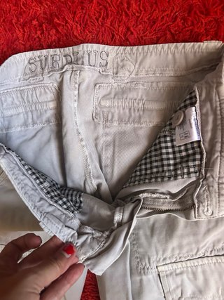 Pantalones cargo grises talla 37-38