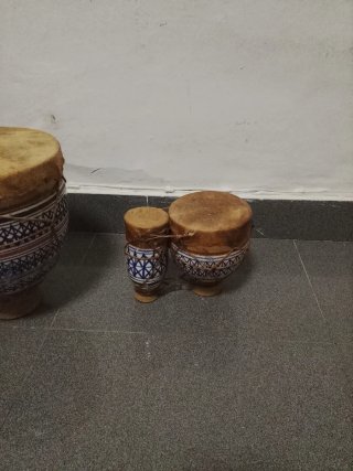 Set de 4 Timbales Artesanales