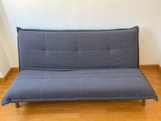 Sofá Cama Tela Azul 135x185