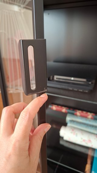 Vitrina IKEA RUDSTA Negra