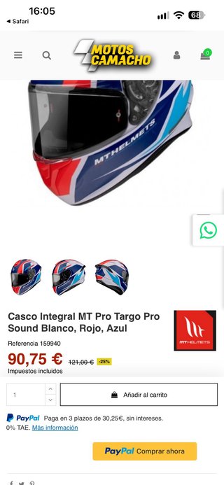 Casco MT Helmets Targo PRO