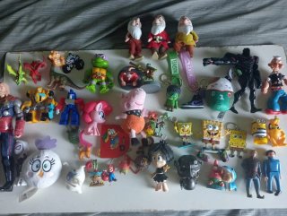 Lote figuras y muñecos PVC