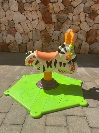 Juguete saltarín Fisher Price cebra
