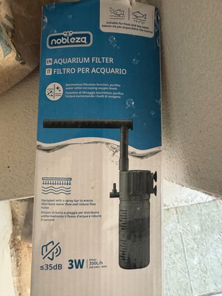 Filtro Acuario Nobleza 3W 350L/h