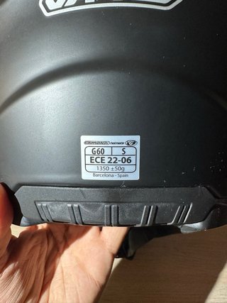 Casco Gari G60 ECE 22.06 XS