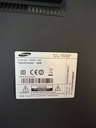 TV Samsung 40 pulgadas Smart TV 3D