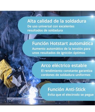Soldador Stahlwerk TIG Pro 200 AC/DC inox,aluminio